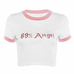 Streetgarm NEW 69% Angel Crop Top