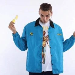 Budget 🌟 Streetgarm NEW A$AP Rocky Testing Coach Jacket 🌟 21 Streetgarm NEW A$AP Rocky Testing Coach Jacket