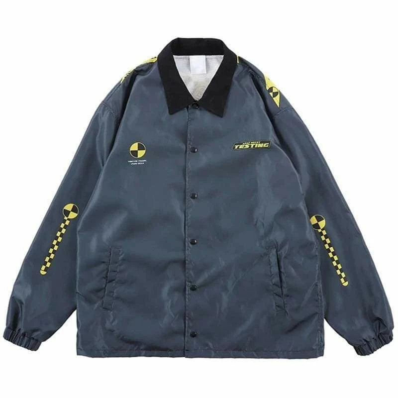 Budget 🌟 Streetgarm NEW A$AP Rocky Testing Coach Jacket 🌟 7 Streetgarm NEW A$AP Rocky Testing Coach Jacket