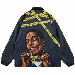 Streetgarm NEW A$AP Rocky Testing Coach Jacket