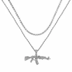 Cheapest ๐งจ Streetgarm NEW AK47 Layered Necklace Sets โ๏ธ 30 Streetgarm NEW AK47 Layered Necklace Sets