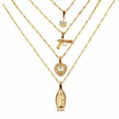 Cheapest ๐งจ Streetgarm NEW AK47 Layered Necklace Sets โ๏ธ 31 Streetgarm NEW AK47 Layered Necklace Sets
