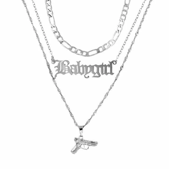 Cheapest ๐งจ Streetgarm NEW AK47 Layered Necklace Sets โ๏ธ 14 Streetgarm NEW AK47 Layered Necklace Sets