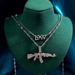 Cheapest ๐งจ Streetgarm NEW AK47 Layered Necklace Sets โ๏ธ 25 Streetgarm NEW AK47 Layered Necklace Sets