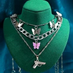 Cheapest ๐งจ Streetgarm NEW AK47 Layered Necklace Sets โ๏ธ 22 Streetgarm NEW AK47 Layered Necklace Sets