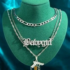 Cheapest ๐งจ Streetgarm NEW AK47 Layered Necklace Sets โ๏ธ 23 Streetgarm NEW AK47 Layered Necklace Sets