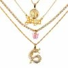 Streetgarm NEW Angel Multilayer Necklace Set