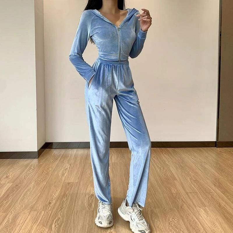 Promo โ Streetgarm Angel Velvet Embroidered Tracksuit ๐ 9 Streetgarm Angel Velvet Embroidered Tracksuit