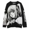 Streetgarm Anime Girl Harajuku Knitted Sweater NEW