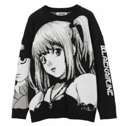 Streetgarm Anime Girl Harajuku Knitted Sweater NEW