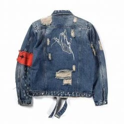 Streetgarm Arm Patch Denim Jacket NEW
