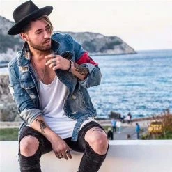 Streetgarm Arm Patch Denim Jacket NEW