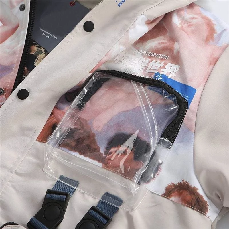 Budget ๐ Streetgarm Artwork Multi Pocket Jacket NEW โจ 7 Streetgarm Artwork Multi Pocket Jacket NEW