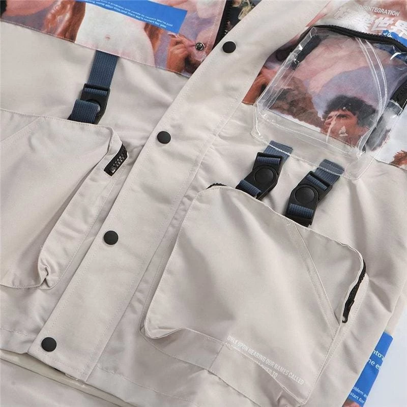 Budget ๐ Streetgarm Artwork Multi Pocket Jacket NEW โจ 6 Streetgarm Artwork Multi Pocket Jacket NEW