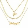 Streetgarm NEW Bad Girl Pistol Necklace Set