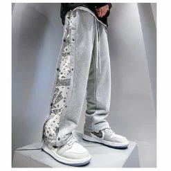 Streetgarm Bandana Patchwork Jean Pants