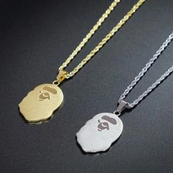 Streetgarm NEW Bape Ape Pendant Necklace