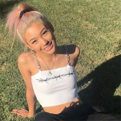 Streetgarm Barbed Wire Crop Top NEW