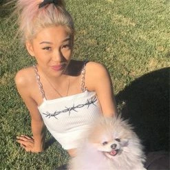 Streetgarm Barbed Wire Crop Top NEW