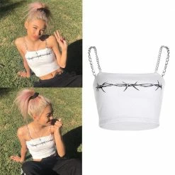 Streetgarm Barbed Wire Crop Top NEW
