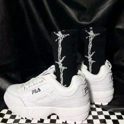 Coupon π Streetgarm Barbed Wire 𧦠Socks NEW β€οΈ 25 Streetgarm Barbed Wire Socks NEW