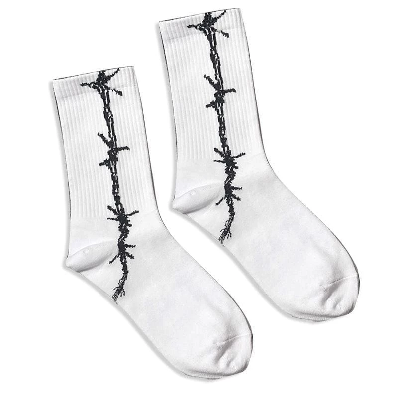 Coupon π Streetgarm Barbed Wire 𧦠Socks NEW β€οΈ 3 Streetgarm Barbed Wire Socks NEW
