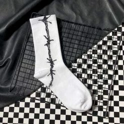 Coupon π Streetgarm Barbed Wire 𧦠Socks NEW β€οΈ 15 Streetgarm Barbed Wire Socks NEW