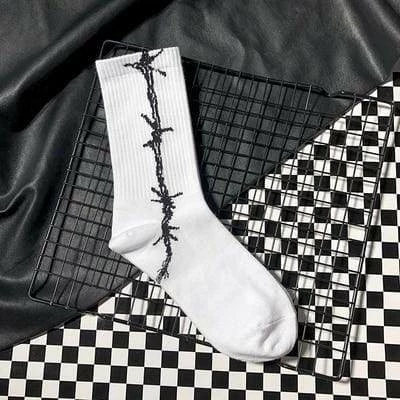 Coupon π Streetgarm Barbed Wire 𧦠Socks NEW β€οΈ 4 Streetgarm Barbed Wire Socks NEW