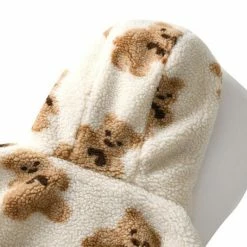 Coupon 🧨 Streetgarm NEW Bear Print Sherpa Zip Hoodie ✔️ 12 Streetgarm NEW Bear Print Sherpa Zip Hoodie