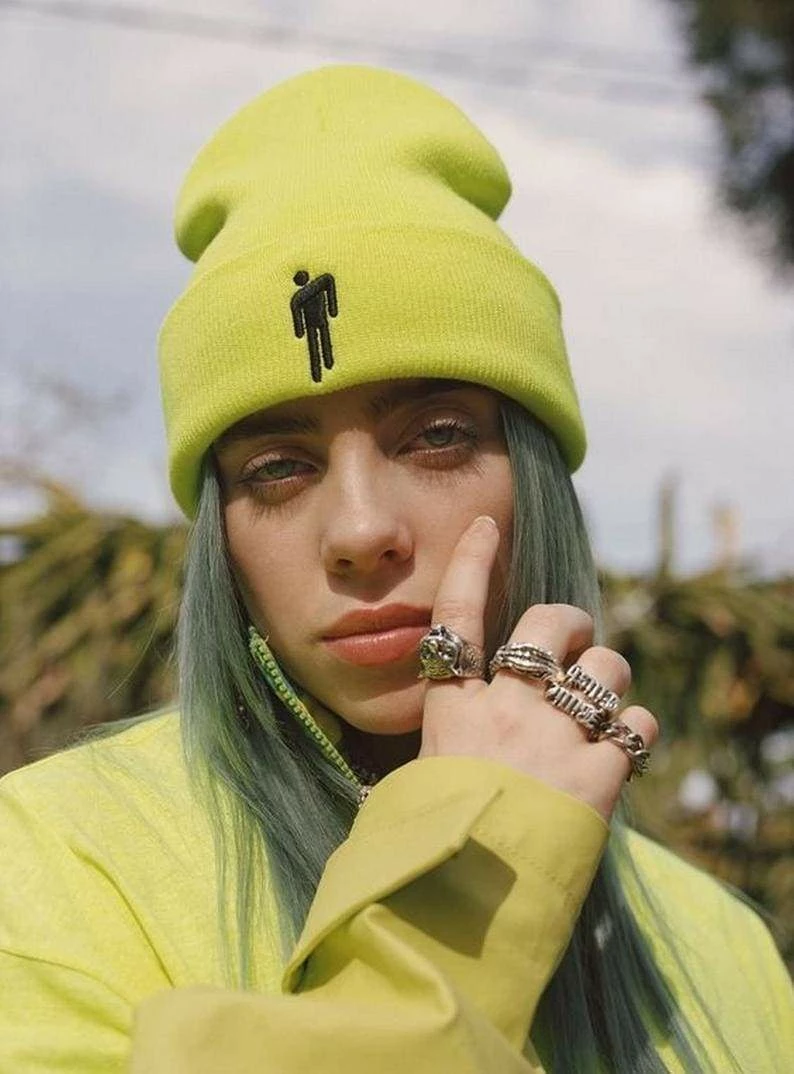 Wholesale ๐ Streetgarm Billie Eilish Hang Man Beanie NEW โ๏ธ 9 Streetgarm Billie Eilish Hang Man Beanie NEW