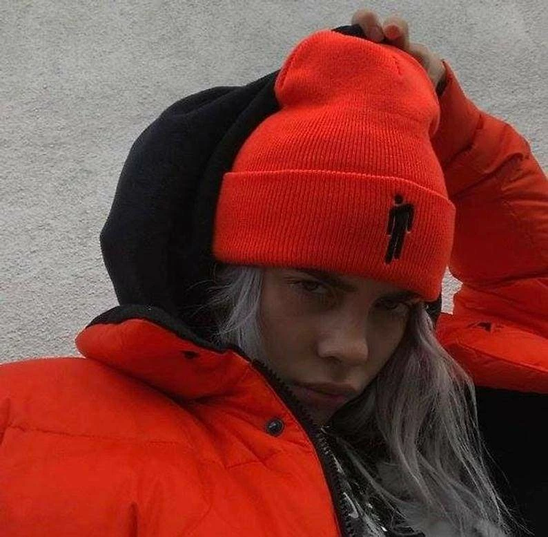 Wholesale ๐ Streetgarm Billie Eilish Hang Man Beanie NEW โ๏ธ 7 Streetgarm Billie Eilish Hang Man Beanie NEW