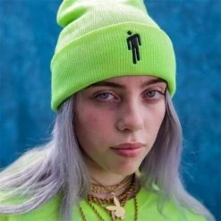 Streetgarm Billie Eilish Hang Man Beanie NEW