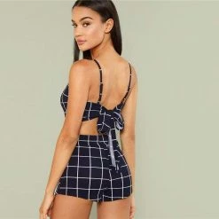 Outlet ๐ Streetgarm NEW Black Plaid Two Piece ๐ 15 Streetgarm NEW Black Plaid Two Piece