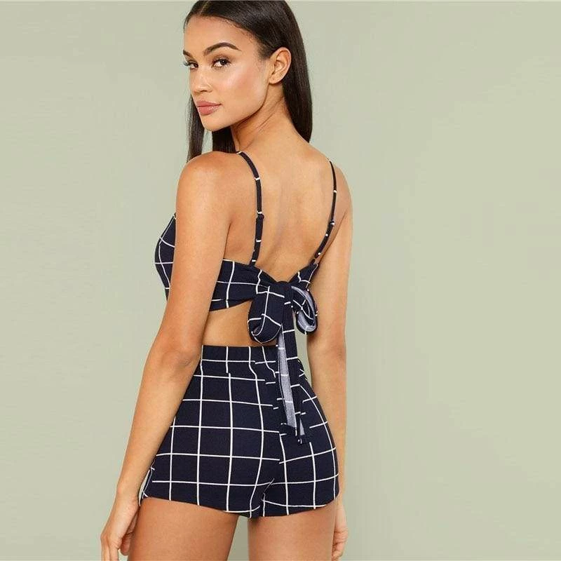 Outlet ๐ Streetgarm NEW Black Plaid Two Piece ๐ 9 Streetgarm NEW Black Plaid Two Piece