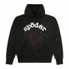 Streetgarm Black Sp5der Worldwide Hoodie