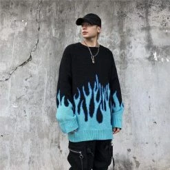 Streetgarm NEW Blue Flame Sweater