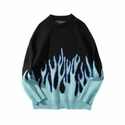Streetgarm NEW Blue Flame Sweater