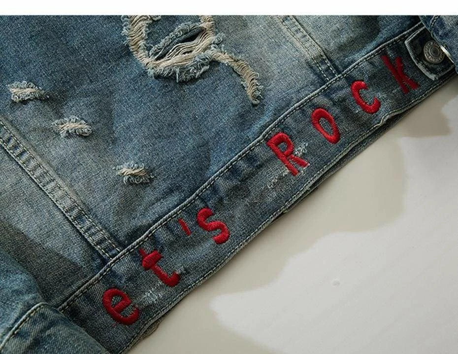 Buy ๐ Streetgarm Blue Tiger Denim Jacket NEW ๐ฅ 11 Streetgarm Blue Tiger Denim Jacket NEW