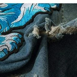 Buy ๐ Streetgarm Blue Tiger Denim Jacket NEW ๐ฅ 21 Streetgarm Blue Tiger Denim Jacket NEW