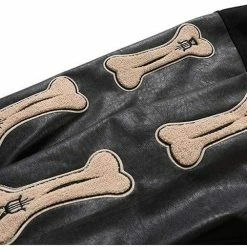 Streetgarm SALE Bone College Bomber Jacket