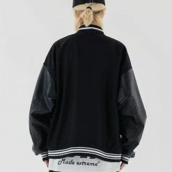 Streetgarm SALE Bone College Bomber Jacket