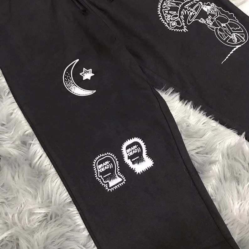 Discount ❤️ Streetgarm Brain Dead Gustavo Sweatpants NEW 🛒 13 Streetgarm Brain Dead Gustavo Sweatpants NEW