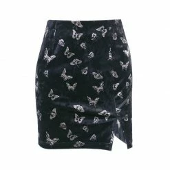 Streetgarm NEW Butterfly Satin Mini Skirt