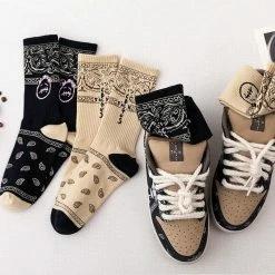 Streetgarm Cactus Jack Bandanas Socks NEW