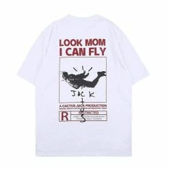 Streetgarm Cactus Jack Look Mum I Can Fly T-Shirt