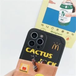 Best Sale ✔️ Streetgarm NEW Cactus Jack Mcdonalds Bag IPhone Case 😀 11 Streetgarm NEW Cactus Jack Mcdonalds Bag IPhone Case