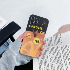 Best Sale ✔️ Streetgarm NEW Cactus Jack Mcdonalds Bag IPhone Case 😀 13 Streetgarm NEW Cactus Jack Mcdonalds Bag IPhone Case