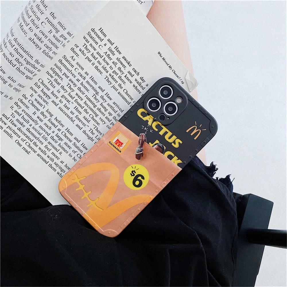 Best Sale ✔️ Streetgarm NEW Cactus Jack Mcdonalds Bag IPhone Case 😀 8 Streetgarm NEW Cactus Jack Mcdonalds Bag IPhone Case