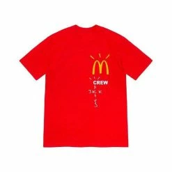 Budget 🎁 Streetgarm Cactus Jack McDonalds T-Shirt 🌟 12 Streetgarm Cactus Jack McDonalds T-Shirt