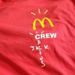 Budget 🎁 Streetgarm Cactus Jack McDonalds T-Shirt 🌟 10 Streetgarm Cactus Jack McDonalds T-Shirt